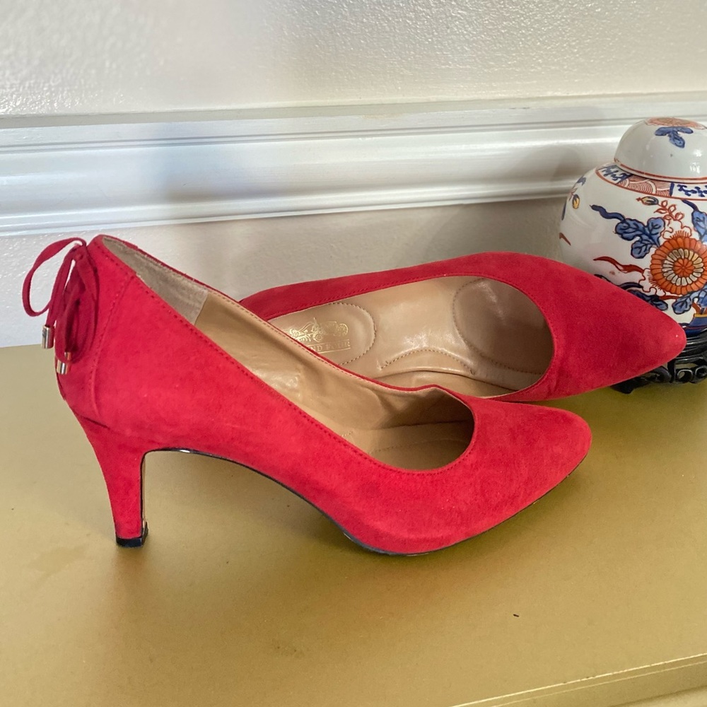 Coach and Four Red Pumps Heels